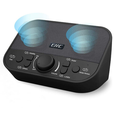 White Noise Maker Sound Machine Sleep Sound Therapy Relax Rain Fan 38 Sounds USA