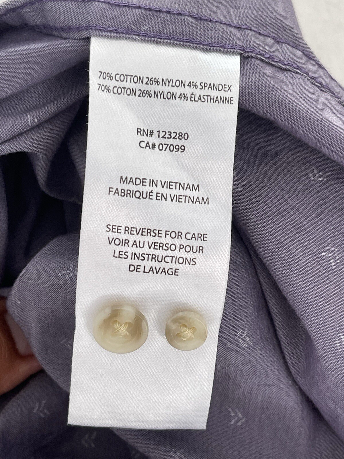 Travis Mathew Size Small Arrow Pattern Button Dow… - image 5