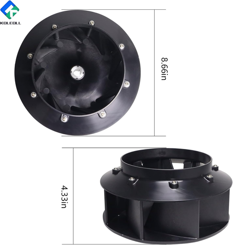 70359801P 70359801 Trockner (T30) PKG 30Lb Gebläse ASSY GEBLÄSE 8,72 OD kompatibel wi - Bild 2 von 12