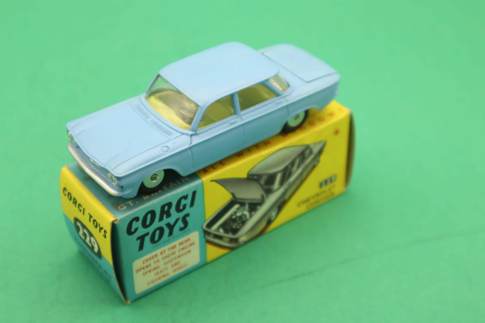 Corgi 229, Chevrolet Corvair - Free Price Guide & Review
