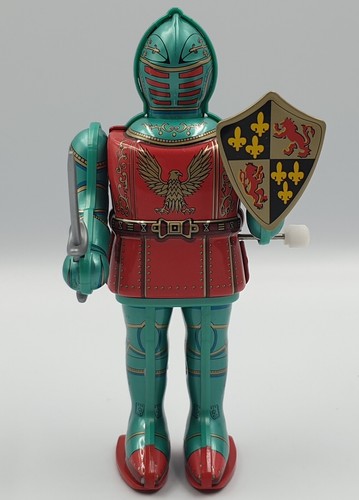 TINPLATE : MINI KNIGHT IN ARMOR TINPLATE MODEL MADE BY MASUDAYA IN 1997 - Picture 7 of 11