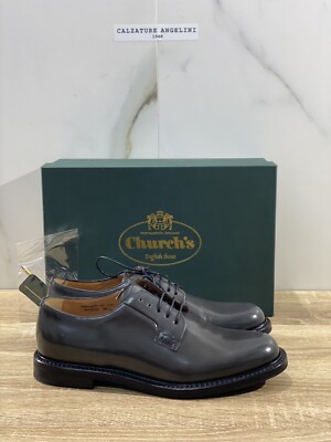 Church'S Shannon 2 Wr Damenschuh Leder Asphalt Polish Bindemittel Church'S  36.5 | eBay