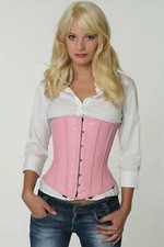 Corsetto corsetto rosa rosa pelle lungo normale lu22