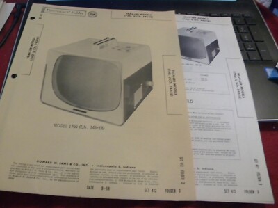 TRAV-LER TELEVISION RECEIVER - 6 MODELS (SAMS PHOTOFACT 412-3)