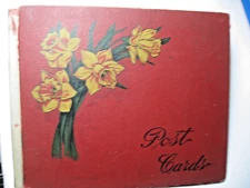 Five 1910 era Decorative Postcard Album Covers