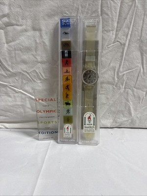 SWATCH OLYMPIC SPORTS EDITION Atlanta 1996+Twelve Interchangeable Loops GK209