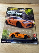 Hot Wheels Fast & Furious 2021 Toyota GR Supra Orange/Black 1:64 Unopened