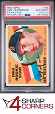 1960 TOPPS ROOKIE STAR #148 CARL YASTRZEMSKI RC HOF PSA AUTHENTIC DNA AUTO 10