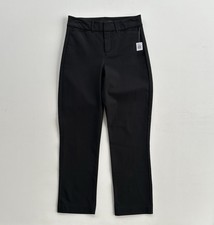 Old Navy High Rise Pixie Straight Black Pants Smooth Pockets Women  s Size 2 NWT