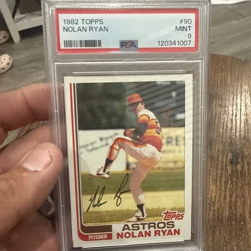 1982 TOPPS #90 NOLAN RYAN ASTROS HOF PSA 9