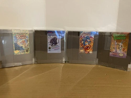 Vintage Lot Of Nes Games Tested Working