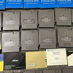 Lot of 27 NES Games 6 Manuals Rad Racer, TMNT 2, Gauntlet, Spot, Tetris & More!