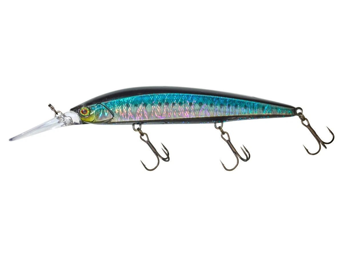 Noeby leurre pêche mer rivière carnassier 12cm 22g couleur 2 nage 0-2,5m