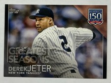 2019 Topps Update  Derek Jeter 150 Years of Baseball Black /299 HOF