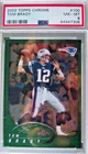 2002 TOPPS CHROME TOM BRADY #100 PSA NM-MT 8 READ