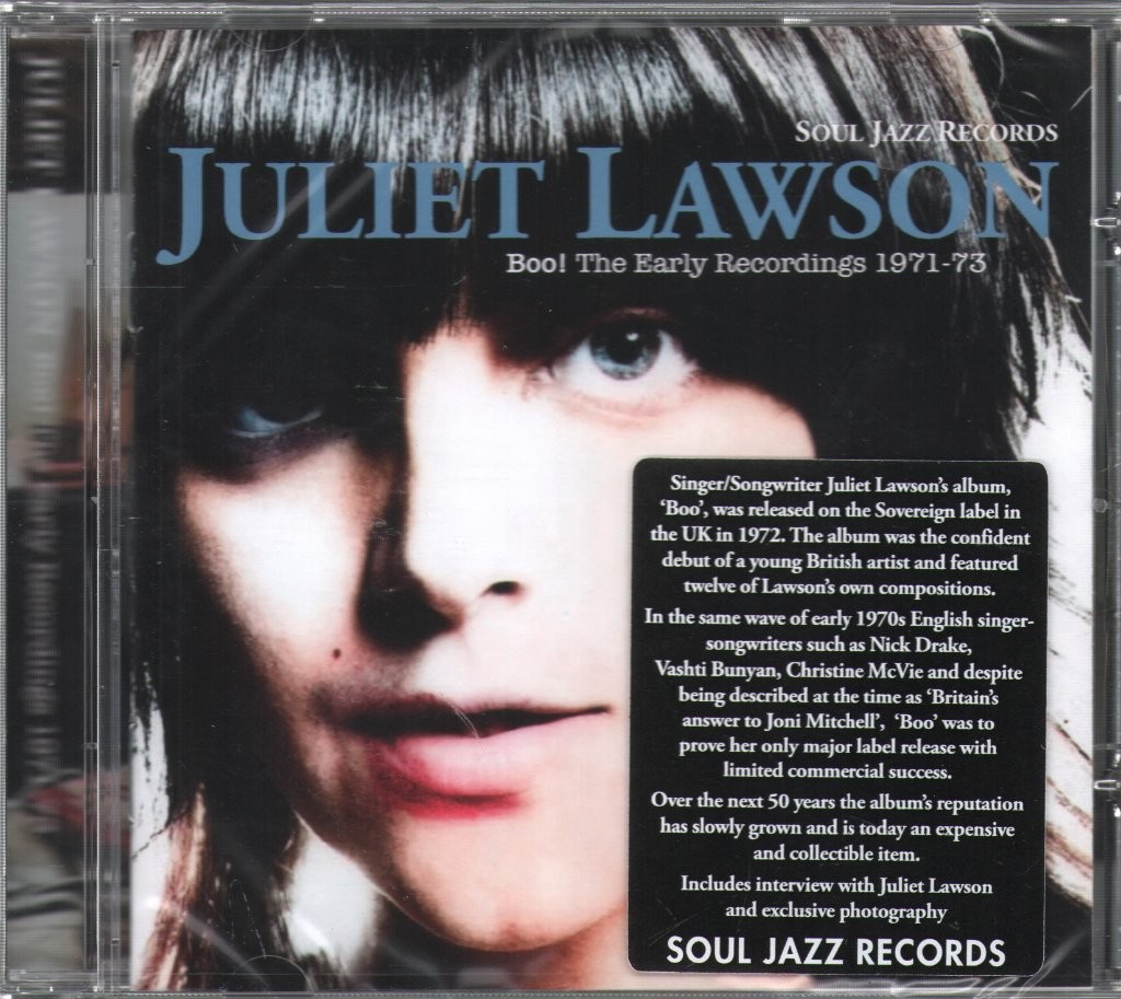 Juliet Lawson Boo! the Early Recordings 1971-73 CD Europe Soul Jazz 2024