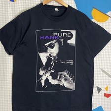 Vintage 90s Hank Williams Jr Tshirt XL 1991 Tour Pure Country Band Single Stitch