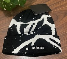 NWT Arc  teryx Bird Head Toque Beanie   Orca Black   Wool Unisex Winter Hat Gift