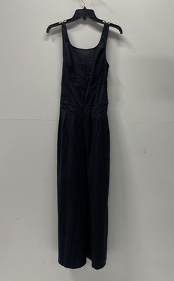 WeWoreWhat Women's Black Pleated Scoop Neck Jumpsuit Size 2 NWT