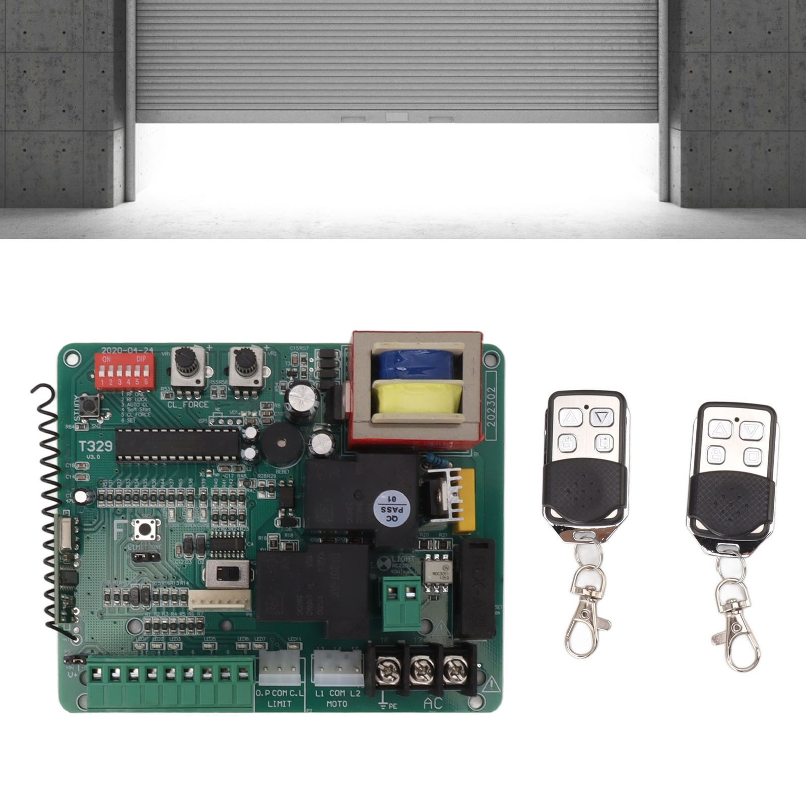 Sliding Gate Motor Control Board LED Indication Electric Door Motor Circuit Boar