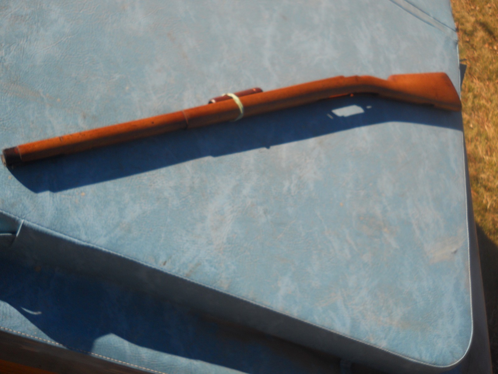 Argentine Mauser model 1891  Rifle wood stock w handguard good acceptance stamps