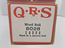 QRS - 'Laura' - 8028 - Player Piano Word Roll