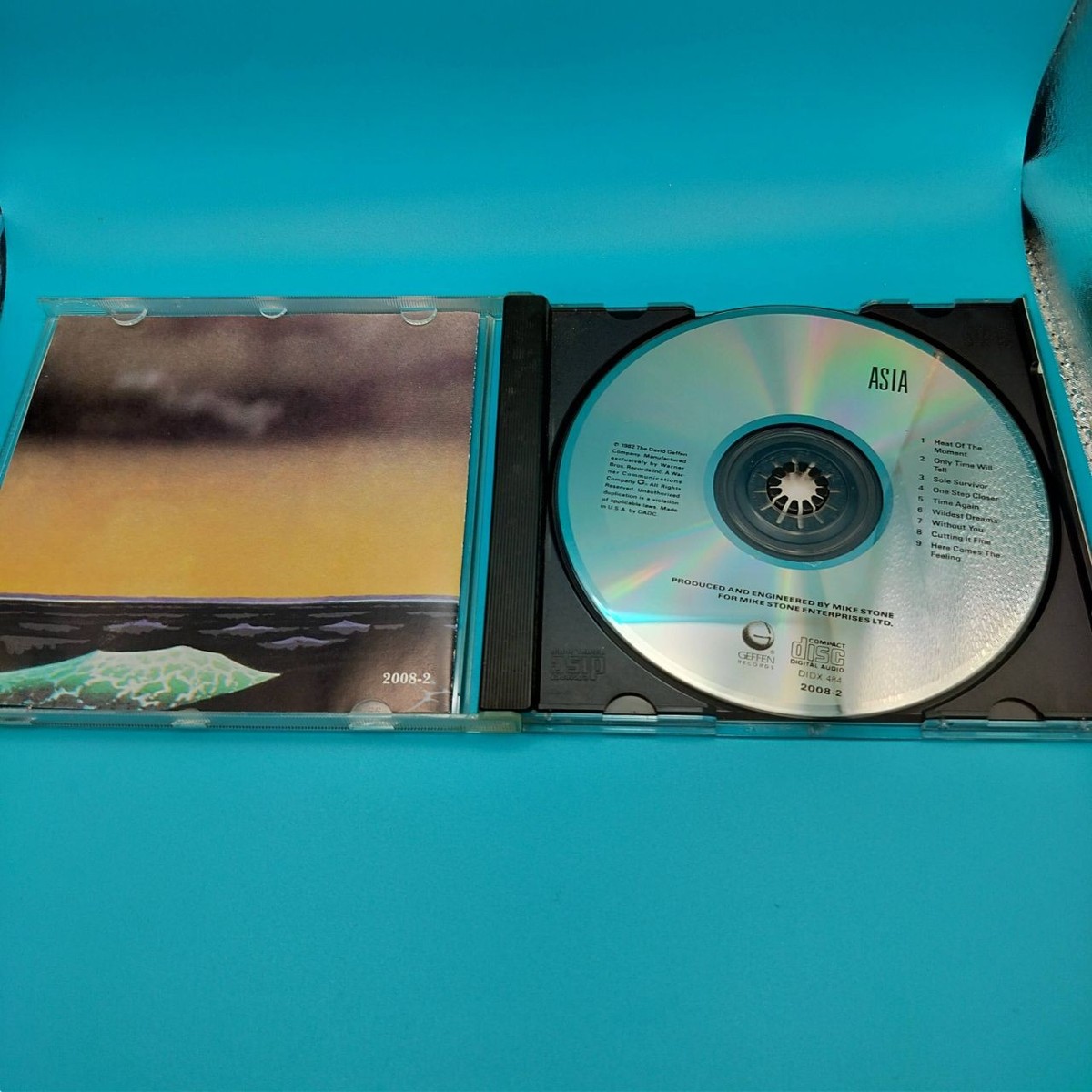 Asia “Asia” CD 2008-2 Geffen US Pressing DIDX-00484 1st Print Rock