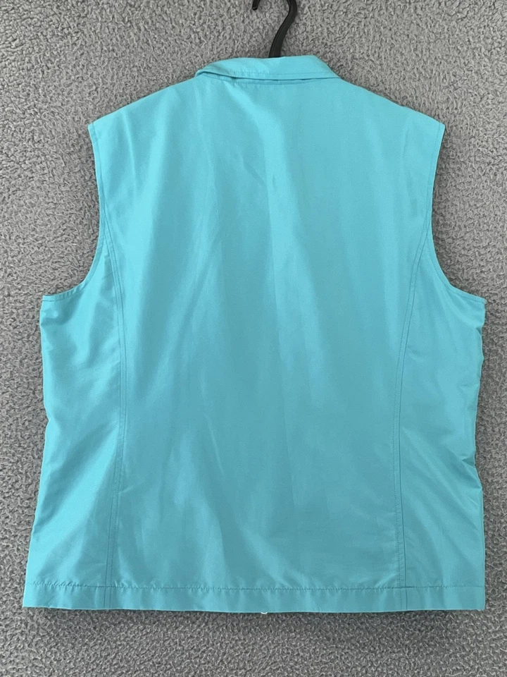 Magnolia Lane Tech Vest Masters Tech 1/4 Zip Vest Light Blue Women Large - Image 2 of 4