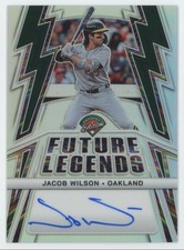 2025 Panini Prospect Edition Future Legends SILVER Jacob Wilson Auto #FLS-JW C79