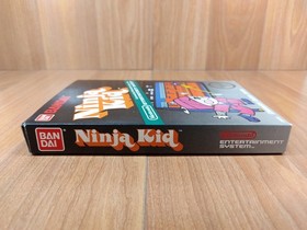 vgc Hangtab BOX CIB Ninja Kid 5 screw Minty Cart complete in nes RARE lot NICE