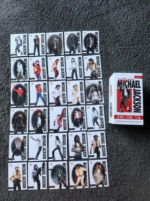 MICHAEL JACKSON / Keepsake - BAD WORLD TOUR / Base Set Nr. 1 - 30 + Karton