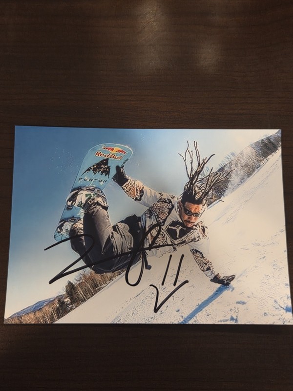 Zeb Powell Signed Autographed Photo Snowboarding Winter Sports Olympics