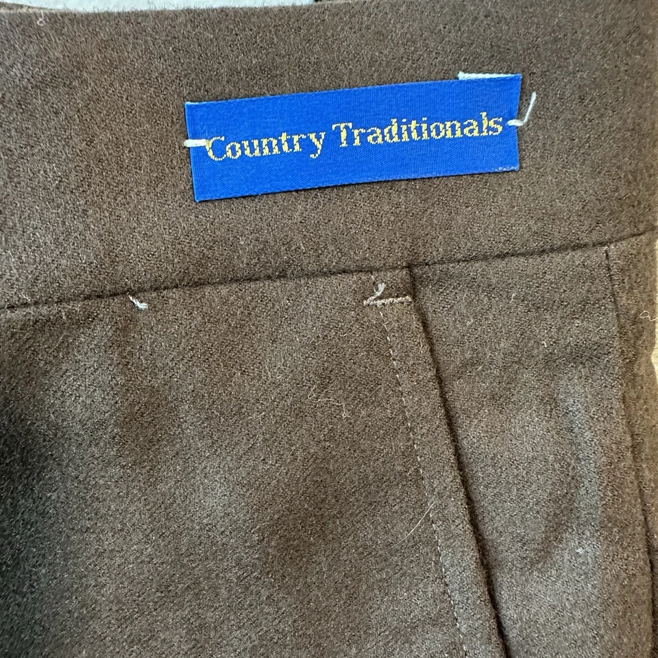 Vintage NWT Pendleton Country Traditionals Wool Unhemmed Pants 33 Deadstock - Image 3 of 4