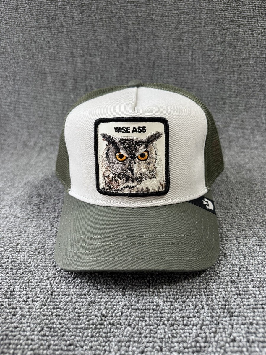 Goorin Bros Wise Ass Trucker Snapback Olive White One Size Hat