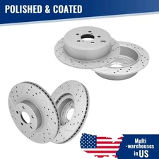 Front Rear Brake Disc Rotors For Subaru Brz Forester Impreza 2008 - 2014 Legacy