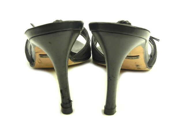 GUCCI Sandals GG Canvas Black Ladies Brand High Brand Vintage thumbnail 4