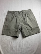 Vintage 90s Duck Head Shorts Mens 36 Green Pleated Preppy Retro Outdoor Dadcore