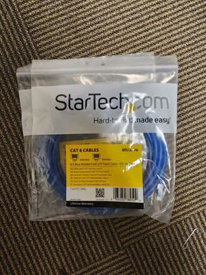 Cat6 8 Ft Blue Molded Cat6 Utp Cable