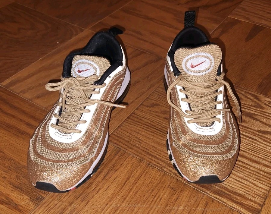 air max 97 gold glitter