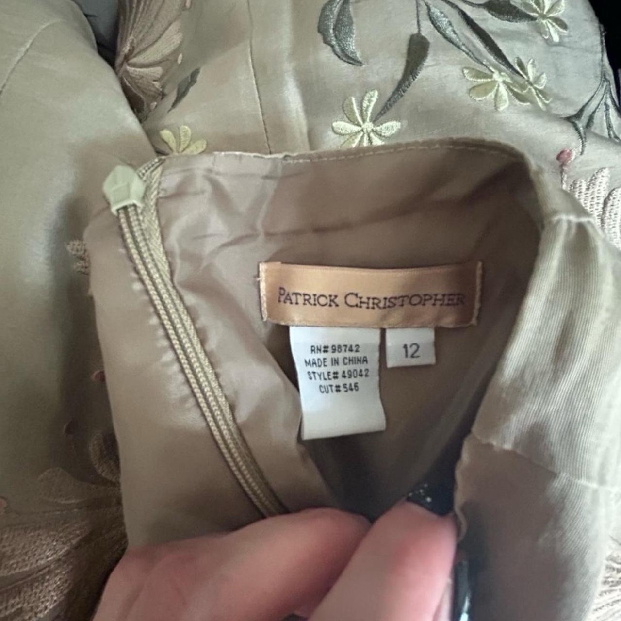 Patrick Christopher Embroidered Floral Embroidere… - image 4