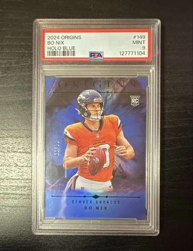 2024 Panini Origins - Rookies Bo Nix #149 Blue /99 (RC)