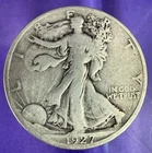 1927 Walking Liberty Silver Half Dollar United States Coin