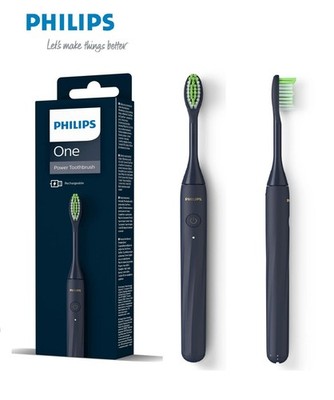 PHILIPS  One elektrische Zahnbürste USB-Ladung Mitternachtsblau HY1200/24 NEU!