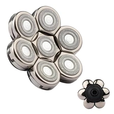 Electric Shaver Replacement Heads 7D - 7 Blades Head 7 Gray 