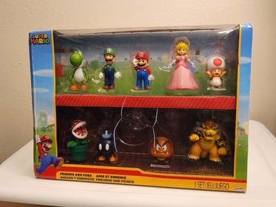 *No Boo* Super Mario Friends and Foes 10 Pack 2.5'' Action Figures Toy Set Lot