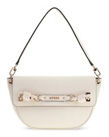 Guess Camelia Flap Shoulder Bag Schultertasche Tasche Cream White Creme Neu