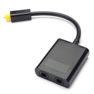 Digital Optisch Fiber Audio Verteiler Kabel Adapter Mit  Anschlüssen 1 2830