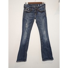 Miss Me Women's Bootcut Jeans Size 25 JPS5014-17 Blue Used