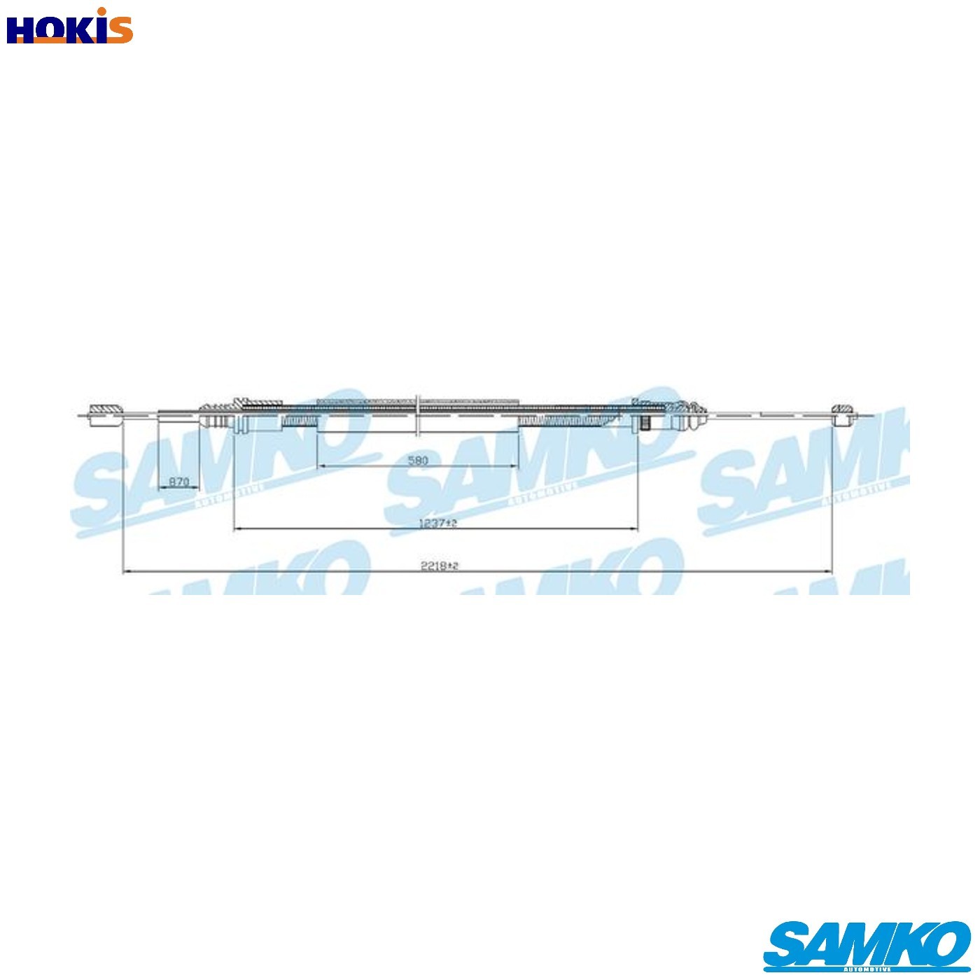 CABLE PULL PARKING BRAKE C0704B FOR RENAULT LAGUNA/II/Grandtour/Sport/Tourer