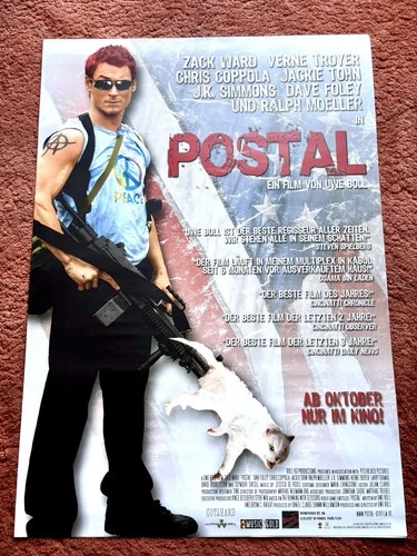 Postal Kinoplakat Poster A1, Uwe Boll, Ralph Möller, Zack Ward
